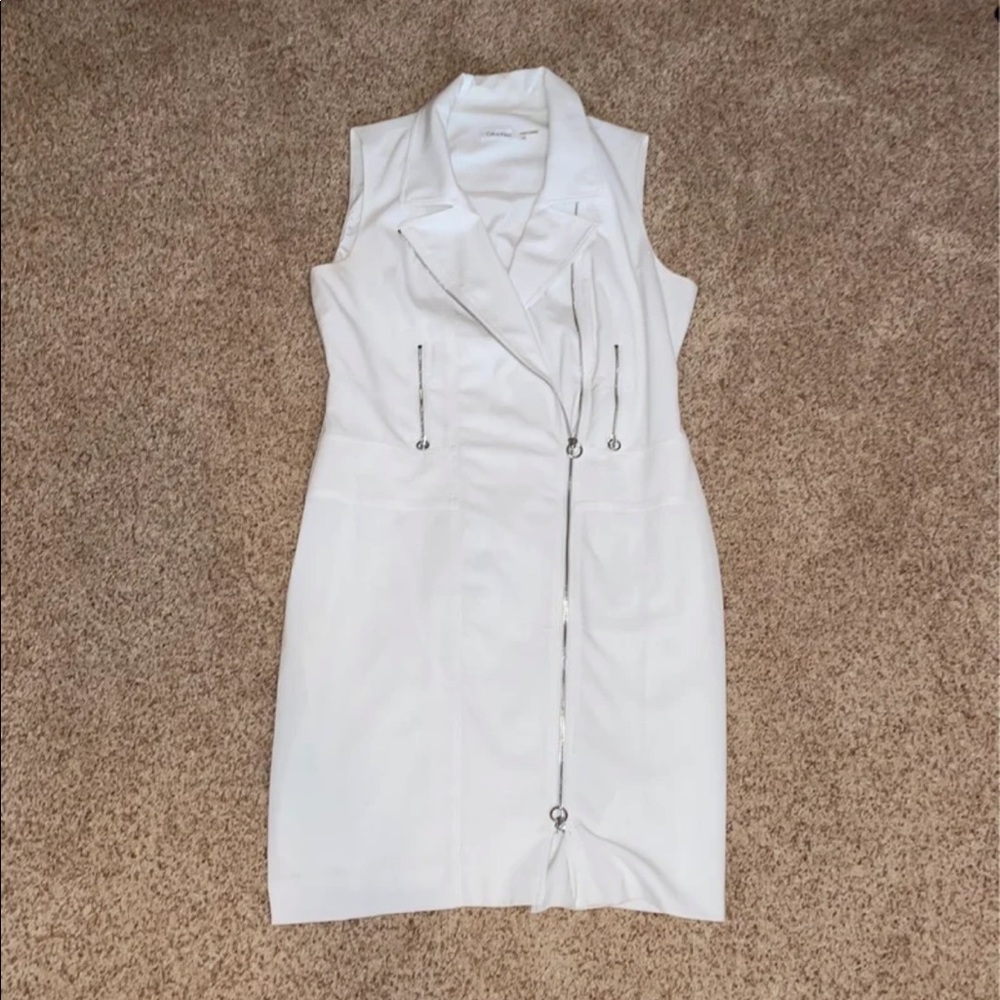 Calvin Klein white dress
